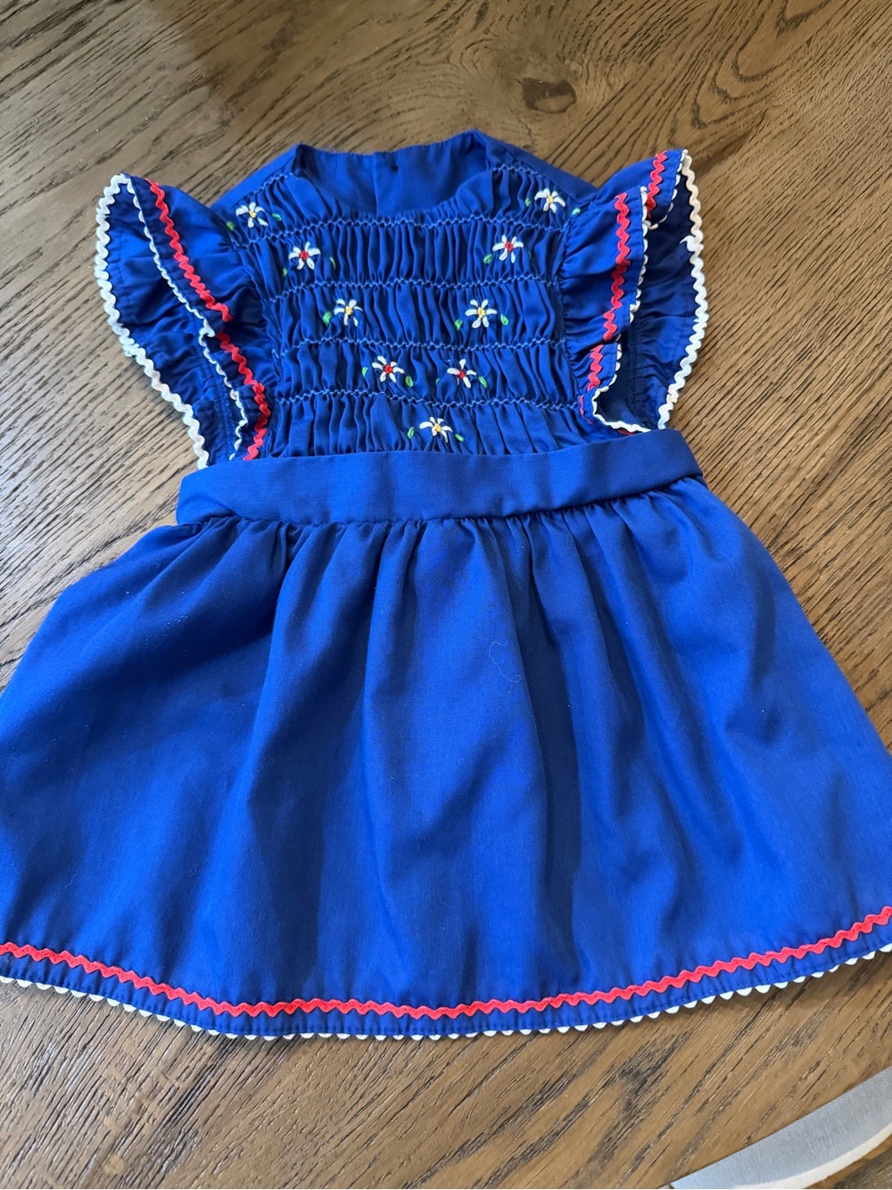 Vintage “Polly Flinders” Dress Size 4T Ric Rac Trim
